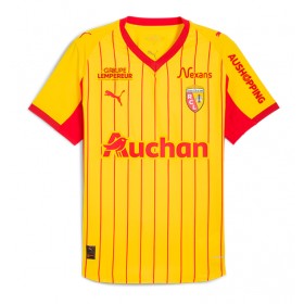 Pánské fotbalový oblečení RC Lens Domácí košile 2025-26 Krátkým Rukávem